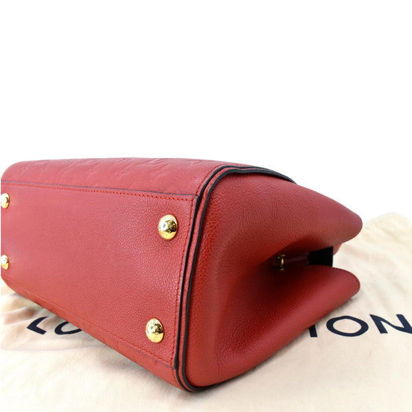 LOUIS VUITTON Trocadero Monogram Empreinte Leather Shoulder Bag Red