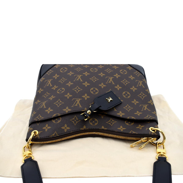 LOUIS VUITTON Odeon NM MM Monogram Canvas Shoulder Bag Brown