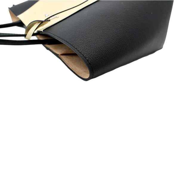 LOUIS VUITTON Lockme Cabas Leather Tote Bag Bicolor