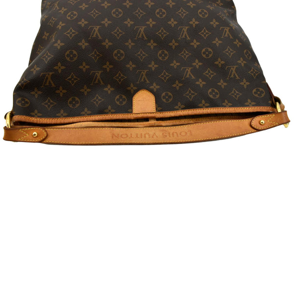 LOUIS VUITTON Delightful MM Monogram Canvas Hobo Bag Brown