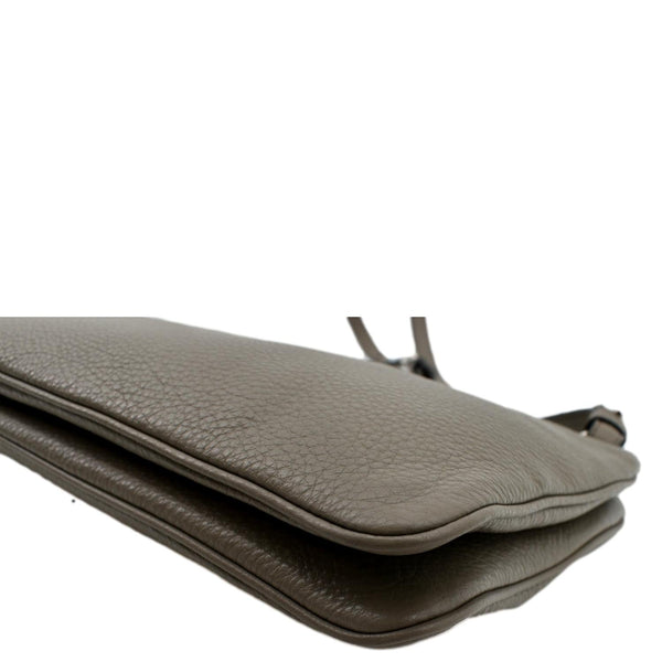 Prada Vitello Phenix Leather Crossbody Bag Beige - Bottom Right