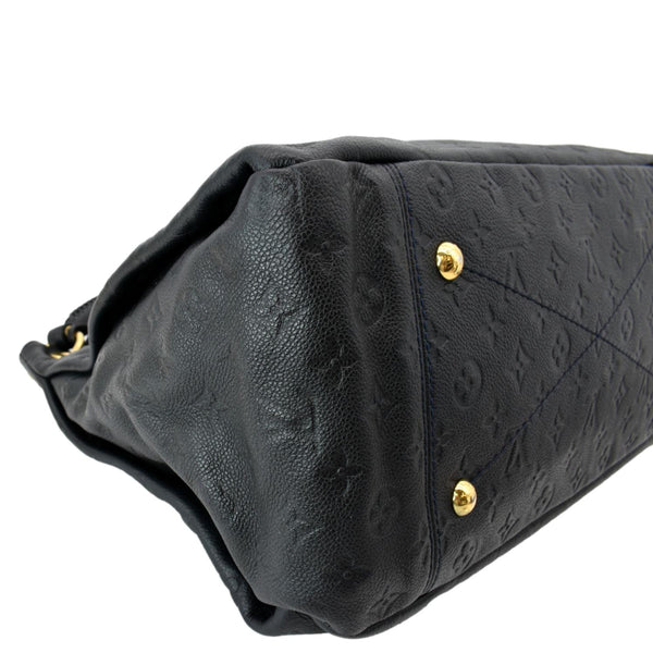 LOUIS VUITTON Artsy MM Empreinte Leather Hobo Bag Black