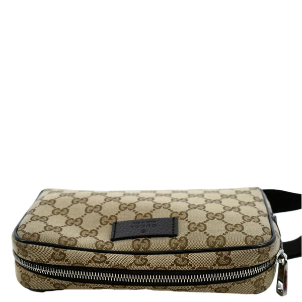 GUCCI GG Monogram Canvas Belt Bag Beige 449174