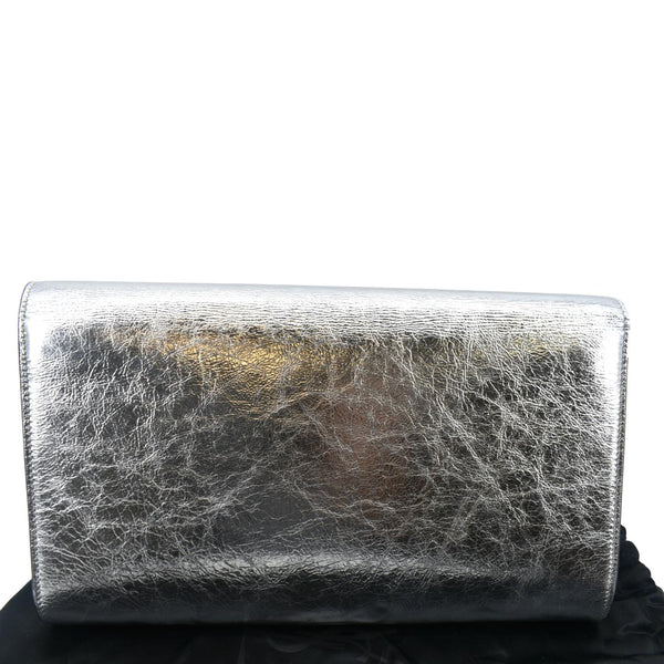 Yves Saint Laurent Belle de Jour Leather Clutch Bag - Back