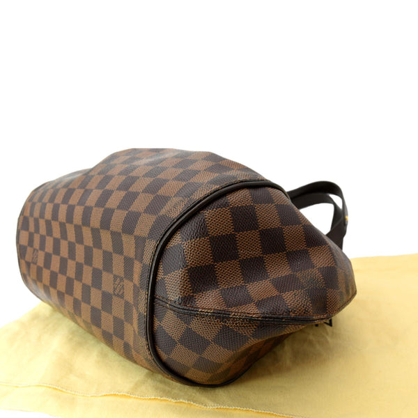 LOUIS VUITTON Sistina GM Damier Ebene Shoulder Bag Brown