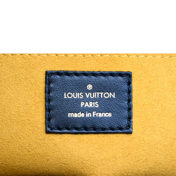 LOUIS VUITTON On My Side MM Calfskin Monogram Shoulder Bag Black