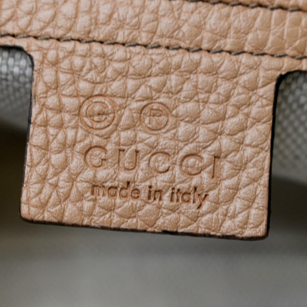 Gucci Soho Chain Flap Leather Crossbody Bag in Brown - Made In Italy