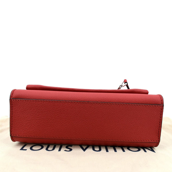 Louis Vuitton My Lockme Chain Leather Shoulder Bag Red - Bottom