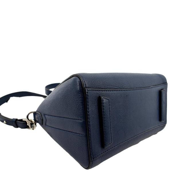 GIVENCHY Antigona Mini Grained Leather Shoulder Bag Blue