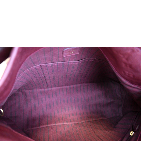 LOUIS VUITTON Artsy MM Empreinte Leather Hobo Bag Red