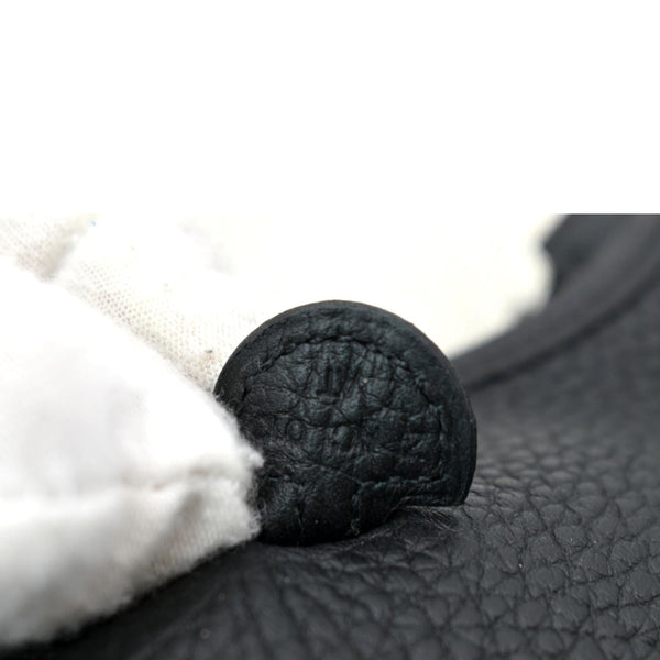 HERMES Evelyne Amazone TPM III Clemence Leather Crossbody Bag Black