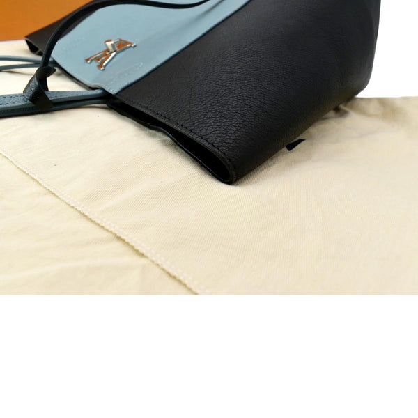 LOUIS VUITTON Lockme Cabas Leather Tote Bag Bicolor