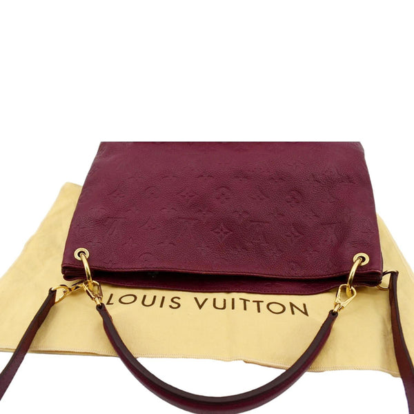 LOUIS VUITTON Metis Hobo Monogram Empreinte Shoulder Bag Maroon