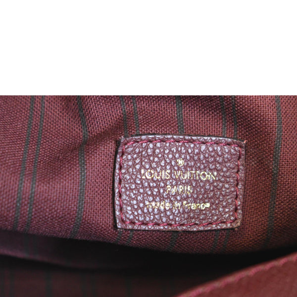 LOUIS VUITTON Artsy MM Empreinte Leather Hobo Bag Red