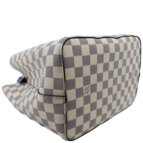LOUIS VUITTON Neonoe Damier Azur Shoulder Bag White