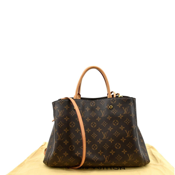 Louis Vuitton Montaigne GM Monogram Canvas Shoulder Bag - Back