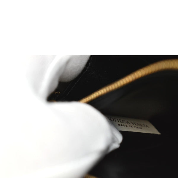 BOTTEGA VENETA Intrecciato Leather Zip Around Wallet Black