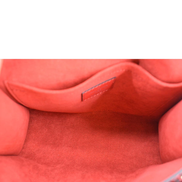 Louis Vuitton My Lockme Chain Leather Shoulder Bag Red - Inside