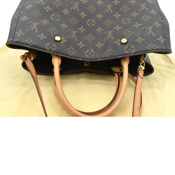 Louis Vuitton Montaigne GM Monogram Canvas Shoulder Bag - Top