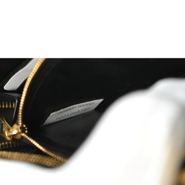 BOTTEGA VENETA Intrecciato Leather Zip Around Wallet Black