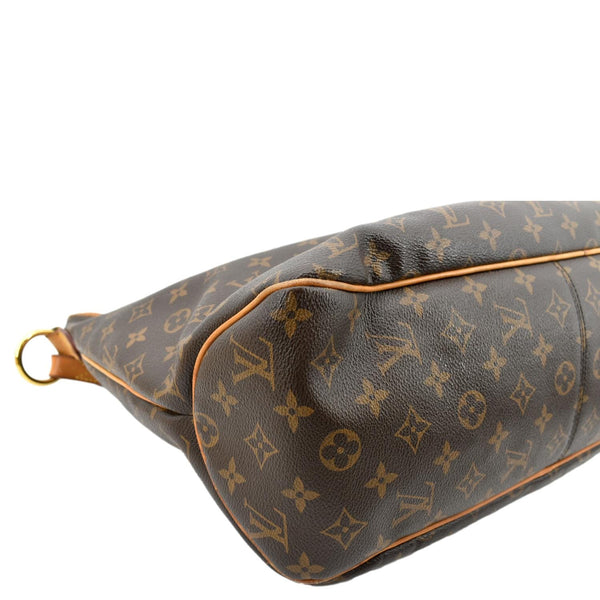 LOUIS VUITTON Delightful MM Monogram Canvas Hobo Bag Brown