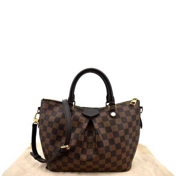 LOUIS VUITTON Siena PM Damier Ebene Shoulder Bag Brown