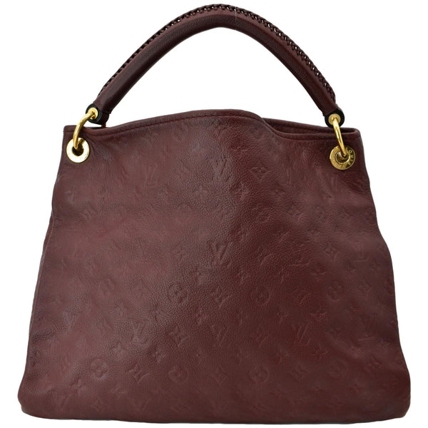 LOUIS VUITTON Artsy MM Empreinte Leather Hobo Bag Red