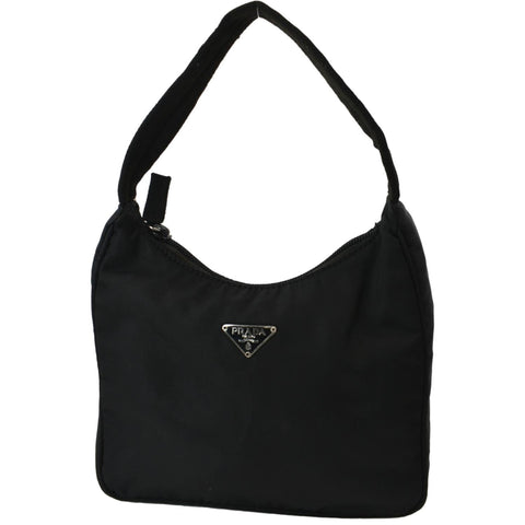 PRADA Tessuto Mini Re-Edition Nylon Shoulder Bag Black