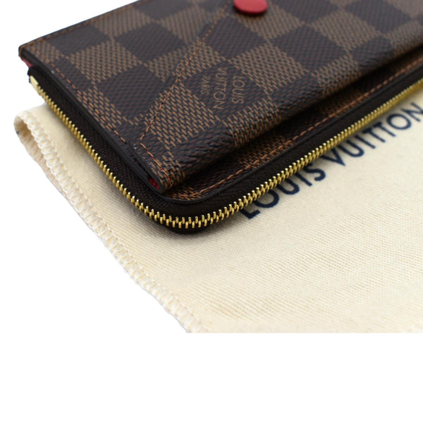LOUIS VUITTON Recto Verso Damier Ebene Card Holder Brown