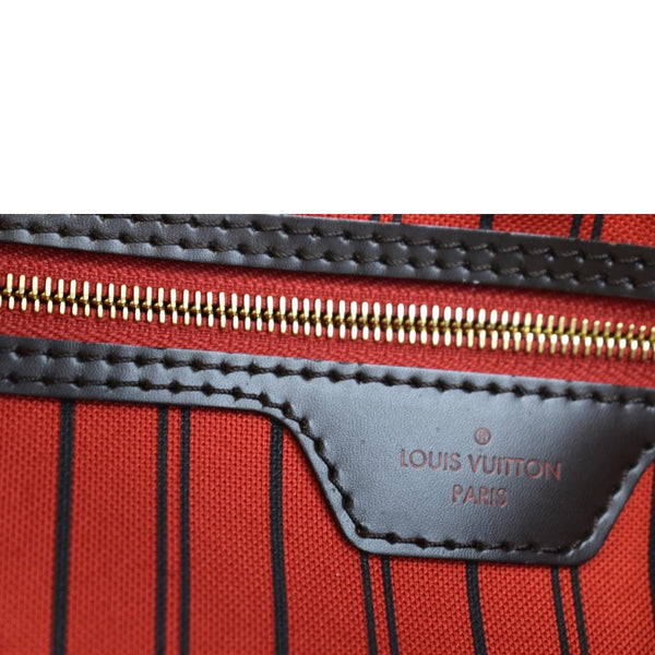 LOUIS VUITTON Delightful MM Damier Ebene Hobo Bag Brown