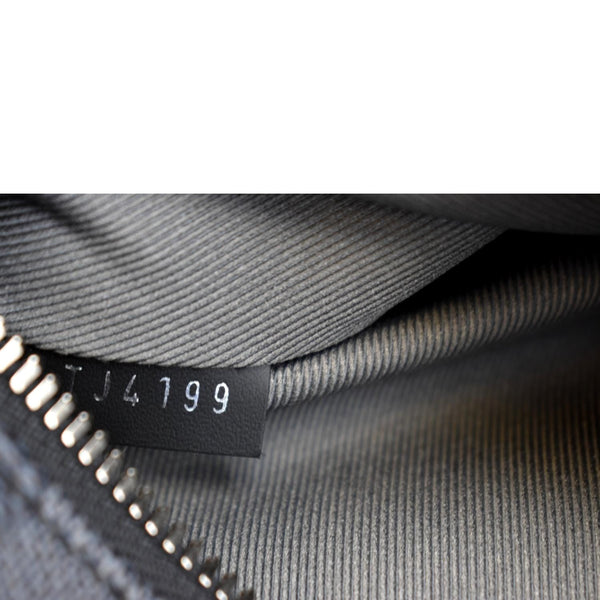 LOUIS VUITTON Josh Interlinked Logo Damier Graphite Backpack Black