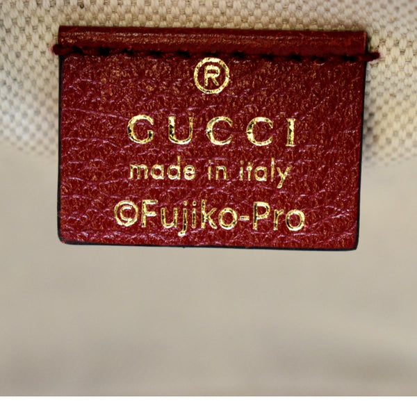 GUCCI Doraemon x Candy Mini GG Supreme Monogram Bucket Bag Beige 647801