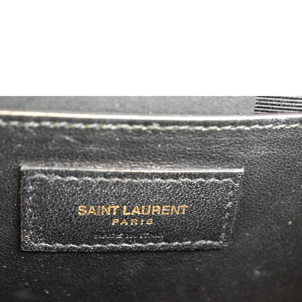 YVES SAINT LAURENT Medium Envelope Leather Chain Shoulder Bag Red