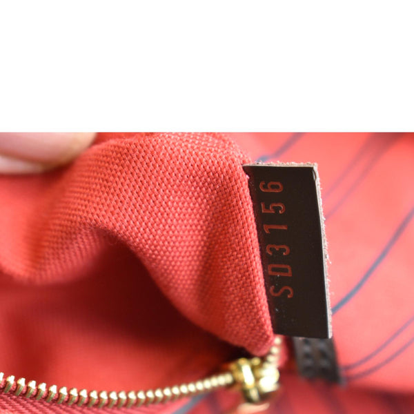 LOUIS VUITTON Delightful MM Damier Ebene Hobo Bag Brown