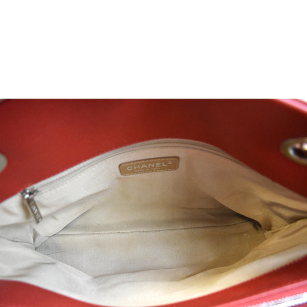 CHANEL Timeless CC Soft Quilted Caviar Leather Shopping Tote Bag Red