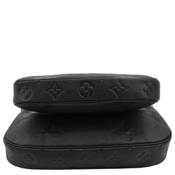 LOUIS VUITTON Multi Pochette Accessories Empreinte Clutch Bag Black