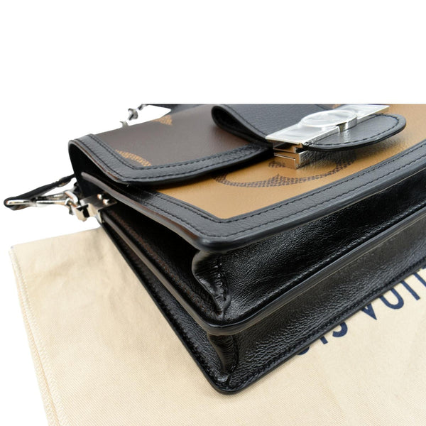 LOUIS VUITTON Giant Dauphine MM Monogram Reverse Canvas Shoulder Bag Brown