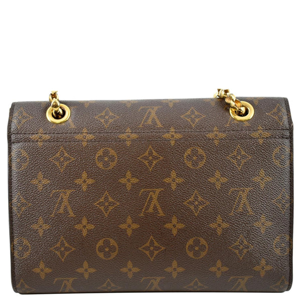 LOUIS VUITTON Victoire Monogram Canvas Crossbody Bag Black
