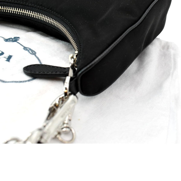 PRADA Re-Edition 2005 Nylon Shoulder Bag Black