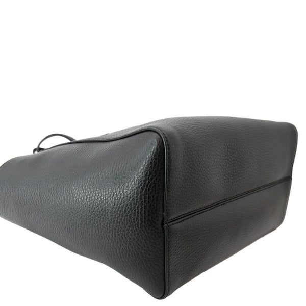 Preloved Gucci Swing Mini Leather Tote Bag Black - DDH