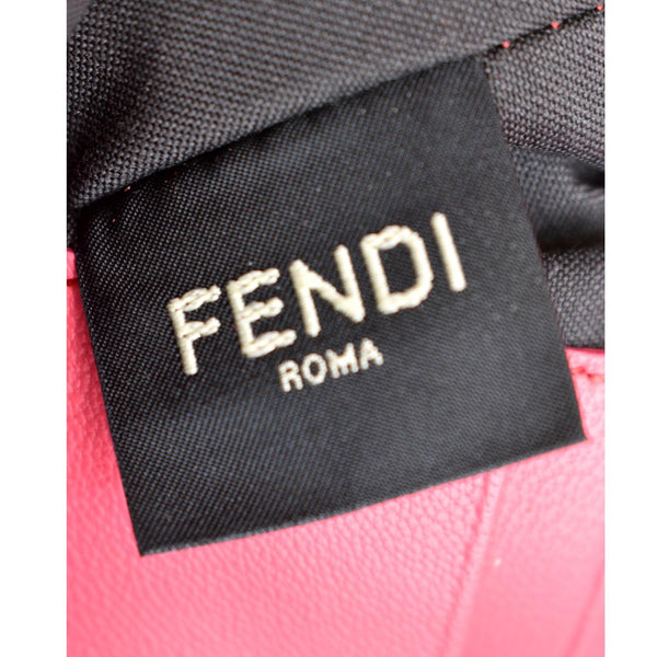 FENDI Baguette Nappa Leather Crossbody Bag Red