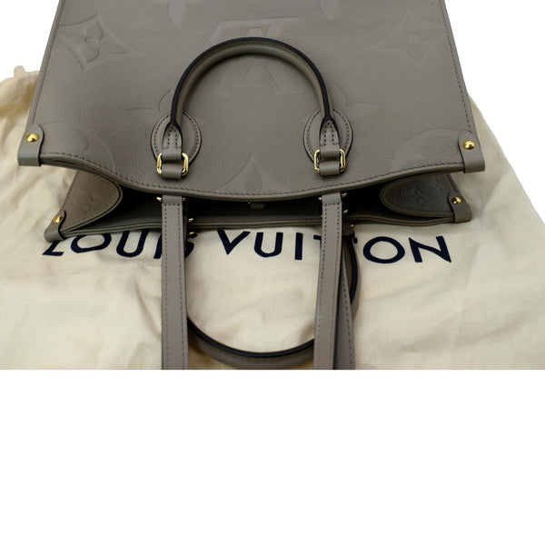 LOUIS VUITTON Onthego MM Monogram Empreinte Shoulder Bag Tourterelle - Hot Deals
