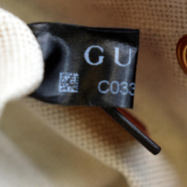 GUCCI Doraemon x Candy Mini GG Supreme Monogram Bucket Bag Beige 647801