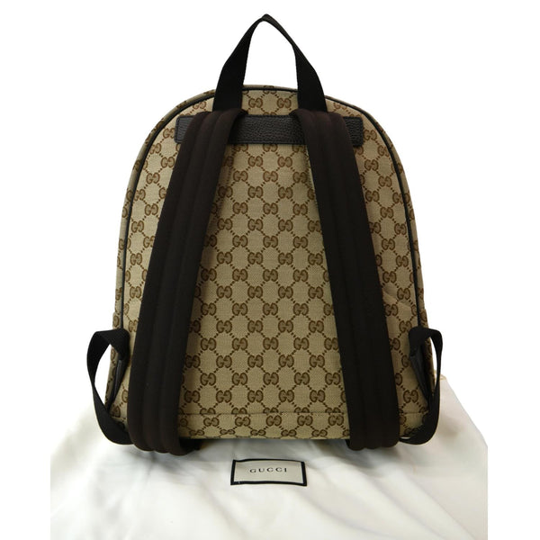 GUCCI GG Monogram Canvas Travel Backpack Bag Beige 449906