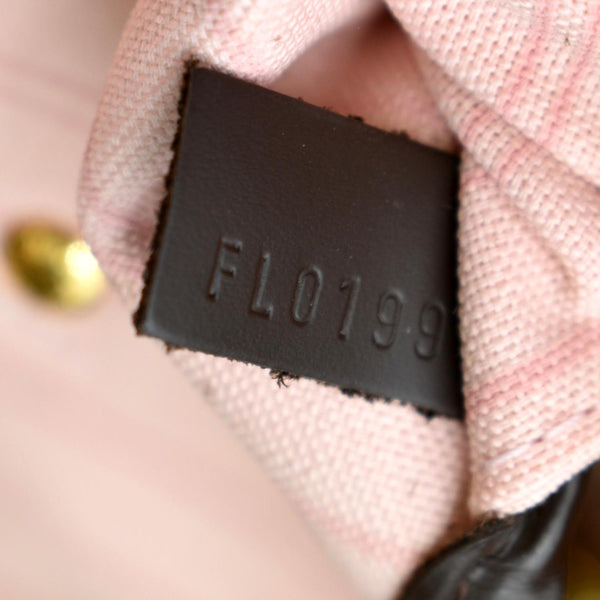 LOUIS VUITTON Neverfull MM Damier Ebene Tote Bag Brown