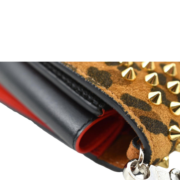 Christian Louboutin Paloma Leopard Print Crossbody Bag - Top Left