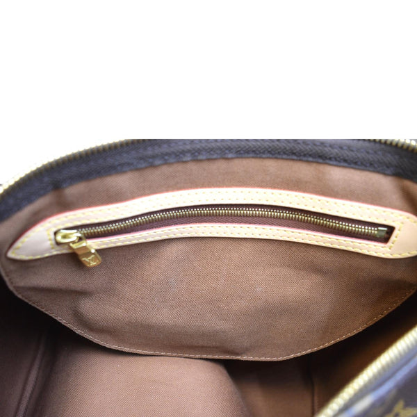 LOUIS VUITTON Speedy 30 Monogram Canvas Satchel Bag Brown