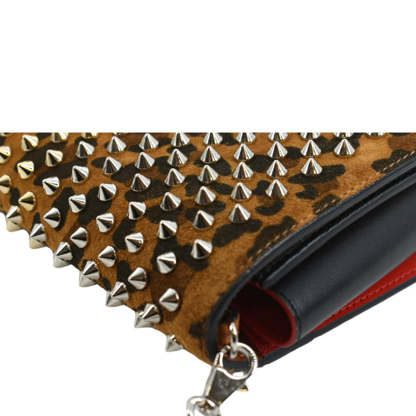 Christian Louboutin Paloma Leopard Print Crossbody Bag - Top Right