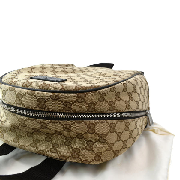 GUCCI GG Monogram Canvas Travel Backpack Bag Beige 449906