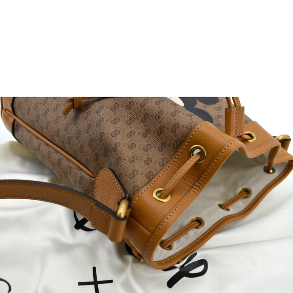 Gucci X Disney Mini Vintage GG Supreme Monogram Bag - Top Left
